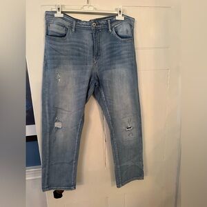 Pilcro and the Letterpress Light Blue Boyfriend Jeans